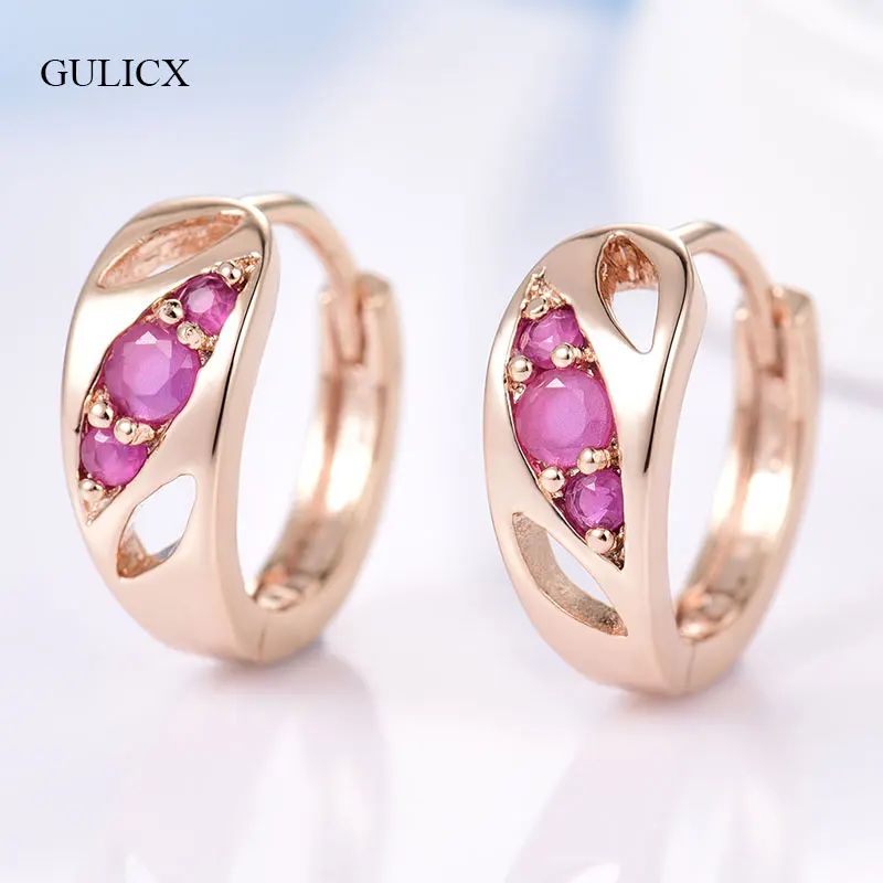 GULICX 2017 New Fashion Hoop Earrings Silver/Gold-color Circle Earring Red Crystal Cubic Zirconia Earings For Women Jewelry E312
GULICX 2017 New Fashion Hoop Earrings Silver/Gold-color Circle Earring Red Crystal Cubic Zirconia Earings For Women Jewelry E312
