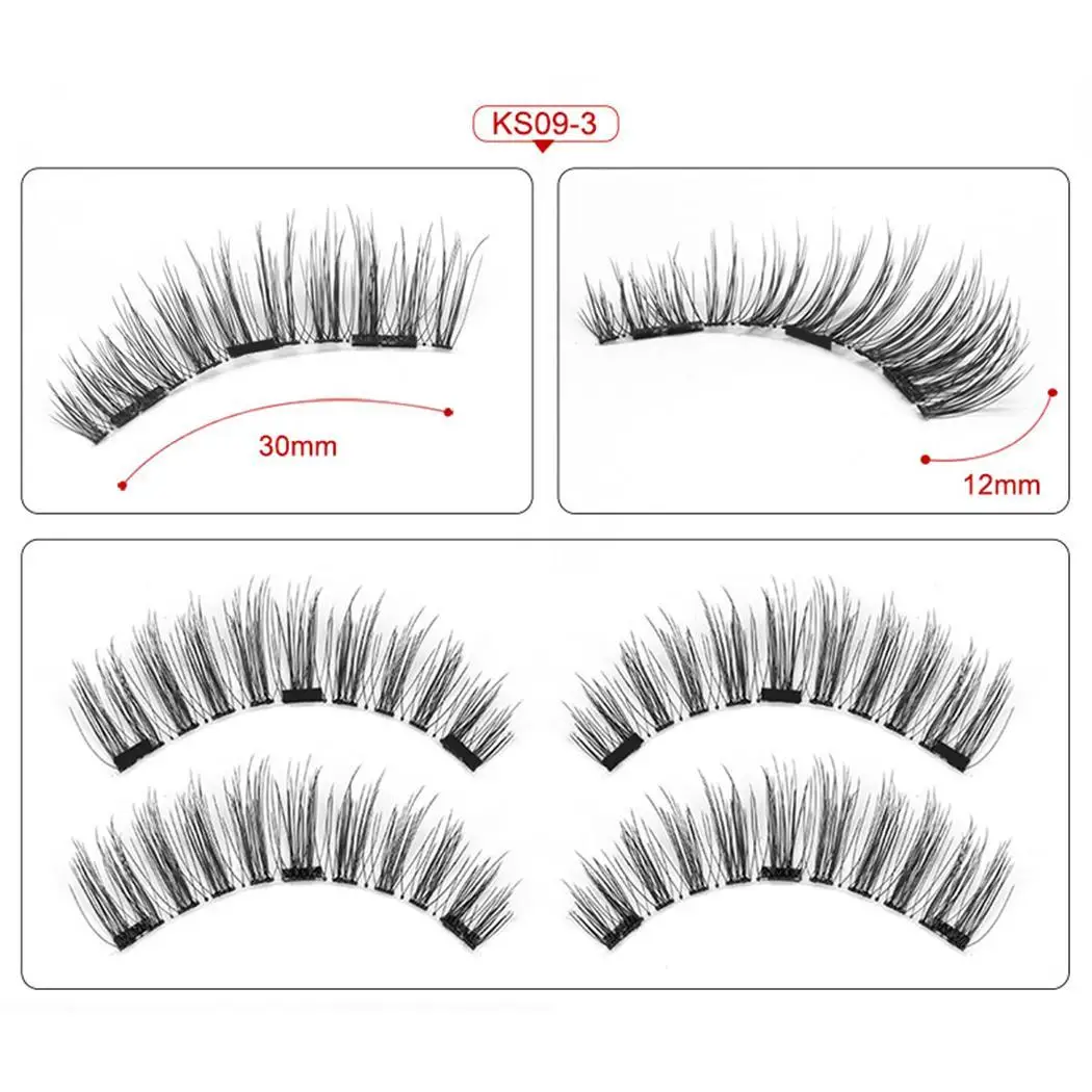 Magnetic False Eyelashes Sticky-free Handmade Black Synthetic Material False China Beauty Eyelashes
Magnetic False Eyelashes Sticky-free Handmade Black Synthetic Material False China Beauty Eyelashes