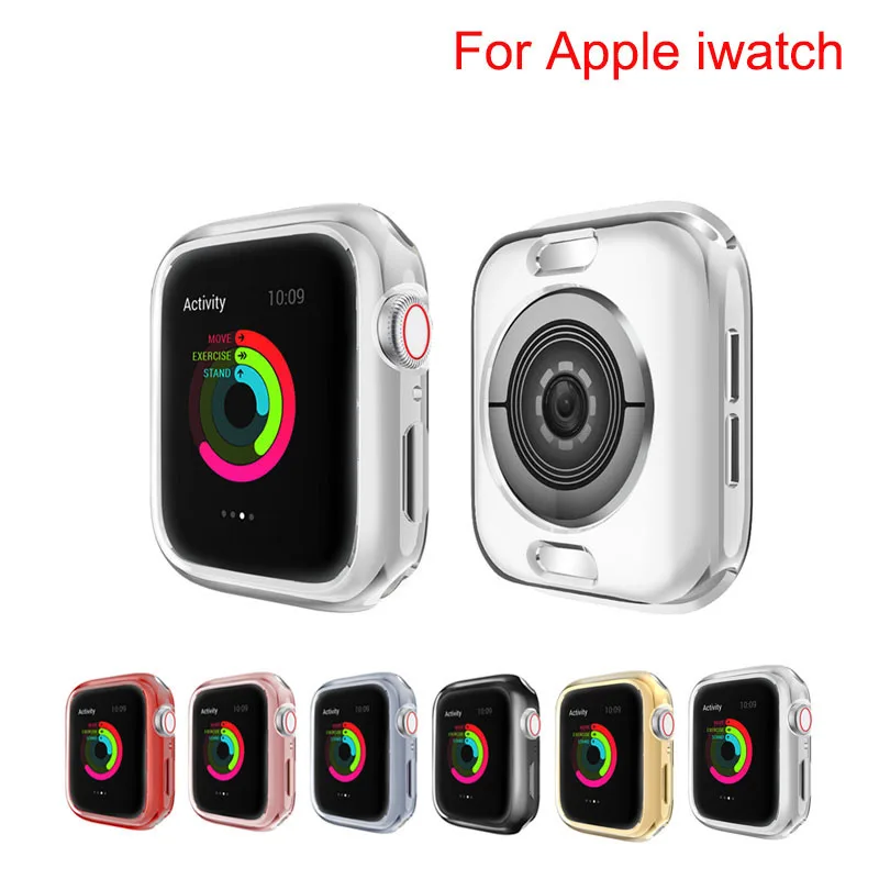 Bumper for apple watch series 3 4 2 1 Soft Plating TPU Protector Case Back Frame Protection 42mm 38mm 44mm 40mm Coque Capinha
Bumper for apple watch series 3 4 2 1 Soft Plating TPU Protector Case Back Frame Protection 42mm 38mm 44mm 40mm Coque Capinha