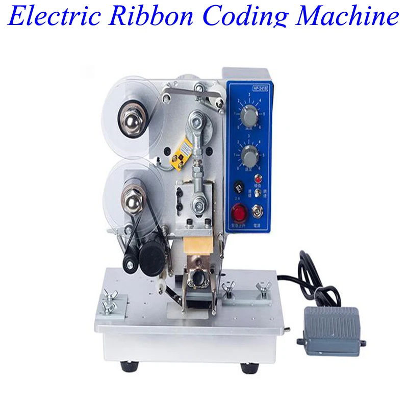 Semi Automatic Hot Stamp Coding Printer Machine Ribbon Coding Date Character Hot Code Printer HP-241B
Semi Automatic Hot Stamp Coding Printer Machine Ribbon Coding Date Character Hot Code Printer HP-241B