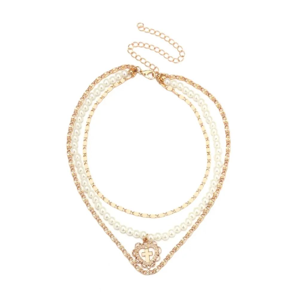 Multilayer Imitation Pearl Pendant Necklaces For Women Vintage Charm Choker Necklace Statement Party Jewelry Gift
Multilayer Imitation Pearl Pendant Necklaces For Women Vintage Charm Choker Necklace Statement Party Jewelry Gift