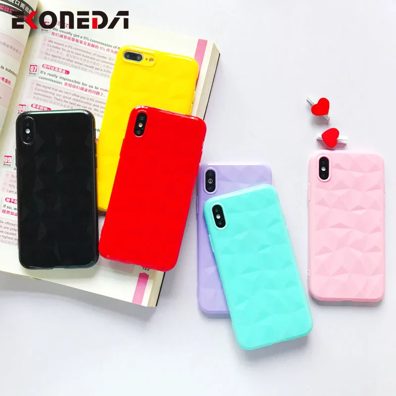 EKONEDA Diamonds Glossy Case For iPhone X Case Silicone Candy Colors Soft Cover For iPhone 6S 6 7 8 Plus XS Max XR 11 Case
EKONEDA Diamonds Glossy Case For iPhone X Case Silicone Candy Colors Soft Cover For iPhone 6S 6 7 8 Plus XS Max XR 11 Case