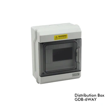 6 way mini circuit breaker box waterproof dustproof distribution box PC Body and PC cover Light box with Copper terminal block
6 way mini circuit breaker box waterproof dustproof distribution box PC Body and PC cover Light box with Copper terminal block