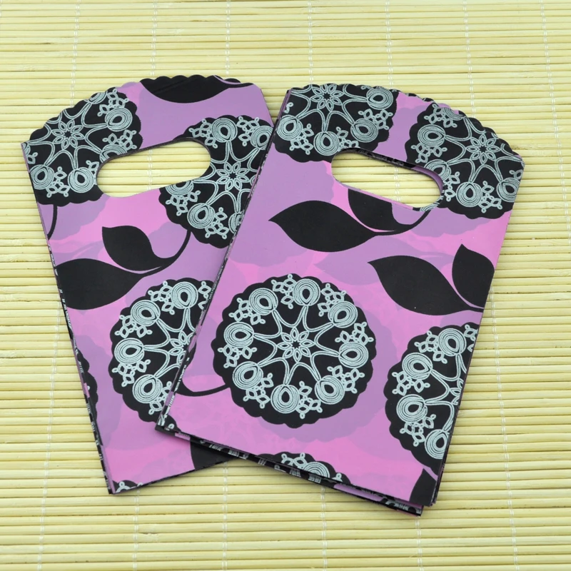 Plastic Bag 100pcs/lot Boutqiue Small 9x15cm Jewelry Packaging Gift Bag Cute Pink Flower Color Plastic Shopping Bags With Handle
Plastic Bag 100pcs/lot Boutqiue Small 9x15cm Jewelry Packaging Gift Bag Cute Pink Flower Color Plastic Shopping Bags With Handle
