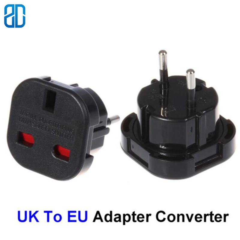 1PCS Universal Travel UK to EU Euro Plug AC Power Charger Adapter Converter Socket Black Power Plug Adaptor Connector
1PCS Universal Travel UK to EU Euro Plug AC Power Charger Adapter Converter Socket Black Power Plug Adaptor Connector