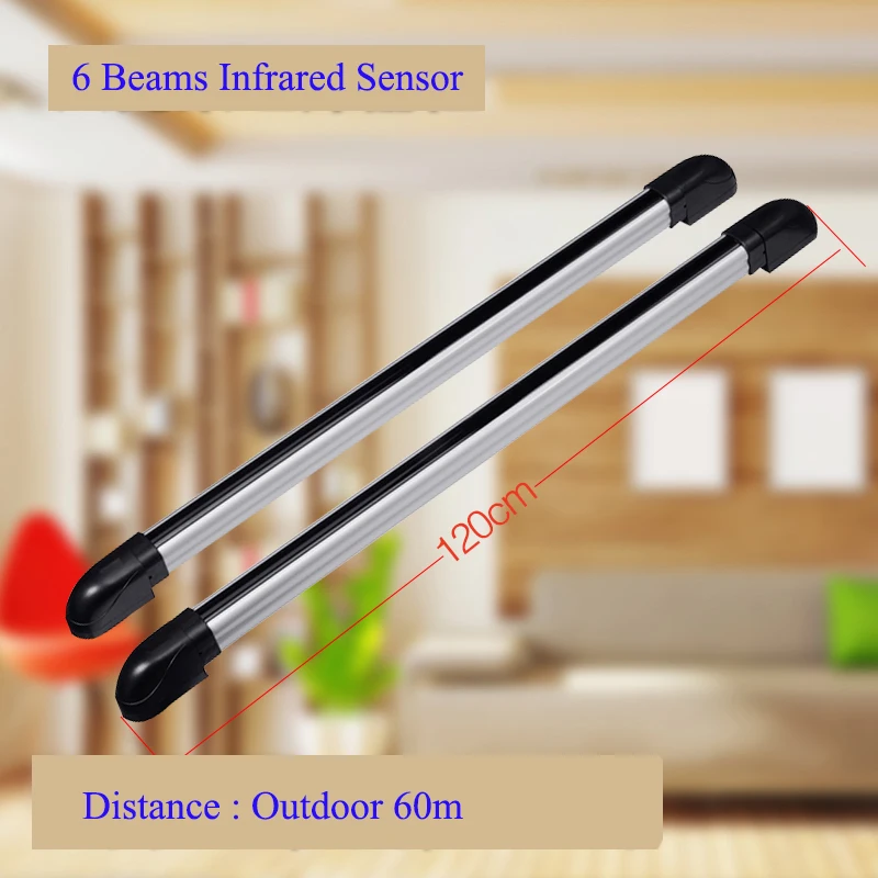 Gate Door window Active waterproof Infrared beam Sensor fence outdoor IR barrier detector alarm 6 beams 60m home security
Gate Door window Active waterproof Infrared beam Sensor fence outdoor IR barrier detector alarm 6 beams 60m home security