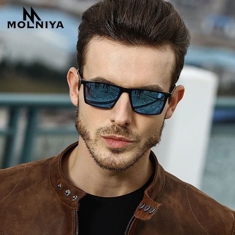 MOLNIYA 2019 Brand Classic Square Plastic Polarized Men Sunglasses Oculos de sol Men's Sun Glasses Driving Fishing Eyewear
MOLNIYA 2019 Brand Classic Square Plastic Polarized Men Sunglasses Oculos de sol Men's Sun Glasses Driving Fishing Eyewear