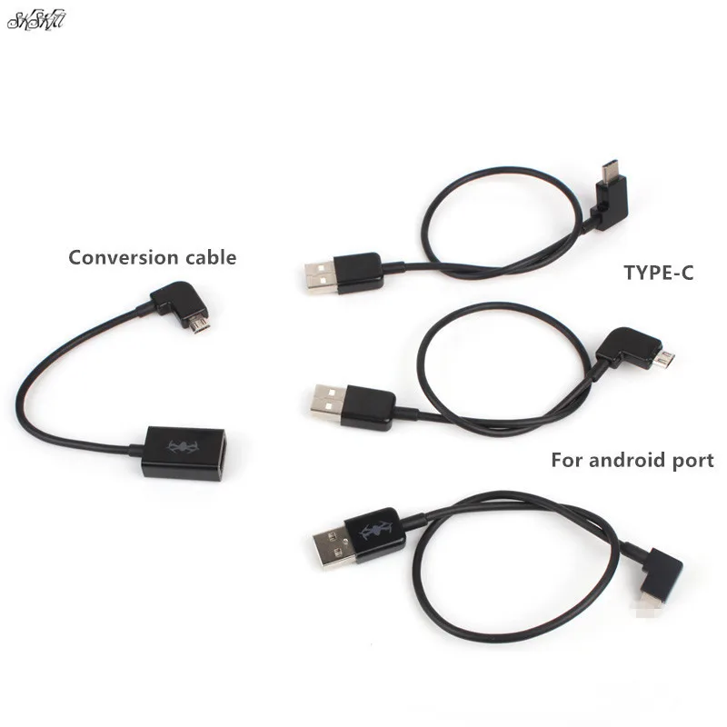 remote control USB Data Cable TYPE-C connector Phone Tablet line for DJI Mavic Pro / air / mavic 2 / spark Phantom 4 3 Drone
remote control USB Data Cable TYPE-C connector Phone Tablet line for DJI Mavic Pro / air / mavic 2 / spark Phantom 4 3 Drone