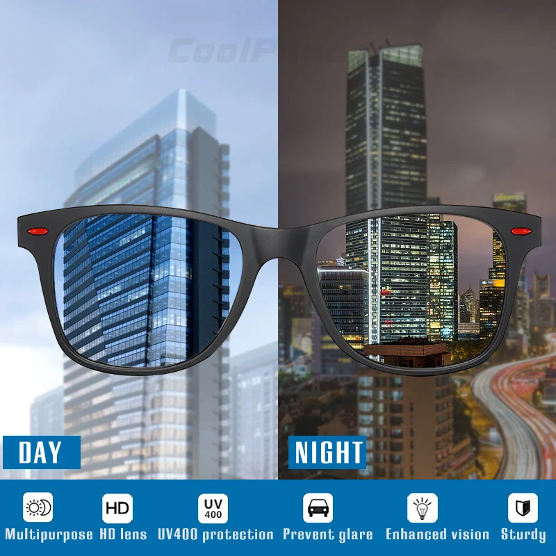 Brand Square Photochromic Day Night Vision Sunglasses Men Women Polarized Chameleon Driving Sun Glasses Male oculos gafas de sol
Brand Square Photochromic Day Night Vision Sunglasses Men Women Polarized Chameleon Driving Sun Glasses Male oculos gafas de sol