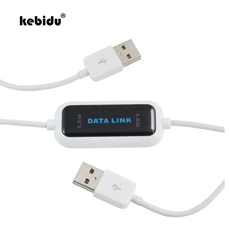 kebidu USB 2.0 PC To PC Online Share Sync Link Net Direct Data File Transfer Bridge 165CM LED Cable Easy Copy Between 2 Computer
kebidu USB 2.0 PC To PC Online Share Sync Link Net Direct Data File Transfer Bridge 165CM LED Cable Easy Copy Between 2 Computer