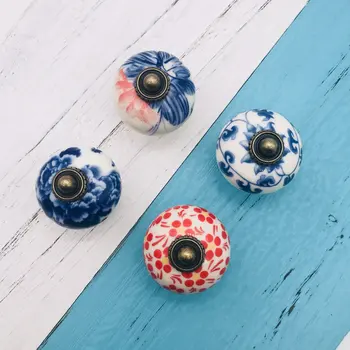 Blue and white Ceramic Handle Antique Cabinet Pull Knob Wardrobe Closet Cupboard for Furniture Hardware Accessories Door Handles
Blue and white Ceramic Handle Antique Cabinet Pull Knob Wardrobe Closet Cupboard for Furniture Hardware Accessories Door Handles