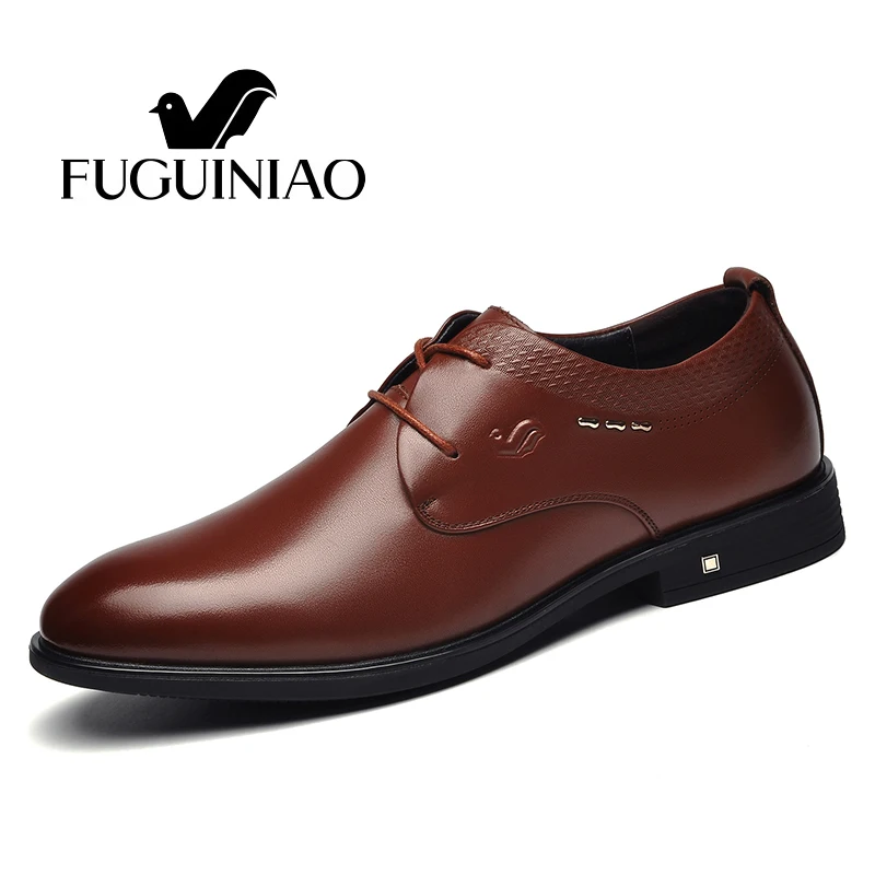 Free shipping ! FUGUINIAO Genuine Leather Men's Dress Shoes / Fashion Business Shoes / male Formal Shoes / color black , brown
Free shipping ! FUGUINIAO Genuine Leather Men's Dress Shoes / Fashion Business Shoes / male Formal Shoes / color black , brown