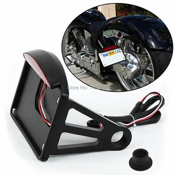 Black 1" Back Axle Tail Light License Plate Light Integrated Plate Holder Fits For Harley Sportster 883N 883R 1200 XL Chopper
Black 1" Back Axle Tail Light License Plate Light Integrated Plate Holder Fits For Harley Sportster 883N 883R 1200 XL Chopper