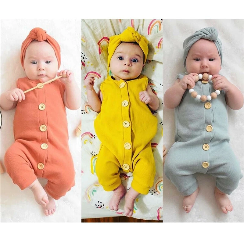 2019 New Baby Clothes Unisex Summer Sleeveless Baby Rompers Girl&Boy Infant Cotton New Born Baby Clothes Jumpsuit Casual Outfit
2019 New Baby Clothes Unisex Summer Sleeveless Baby Rompers Girl&Boy Infant Cotton New Born Baby Clothes Jumpsuit Casual Outfit