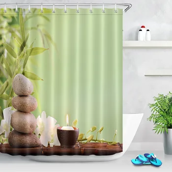 LB 72'' Asian Zen Water Stones Shower Curtain Flower Green Bamboo Leaf Polyester Fabric Bathroom Curtains for Bathtub Home Decor 
LB 72'' Asian Zen Water Stones Shower Curtain Flower Green Bamboo Leaf Polyester Fabric Bathroom Curtains for Bathtub Home Decor