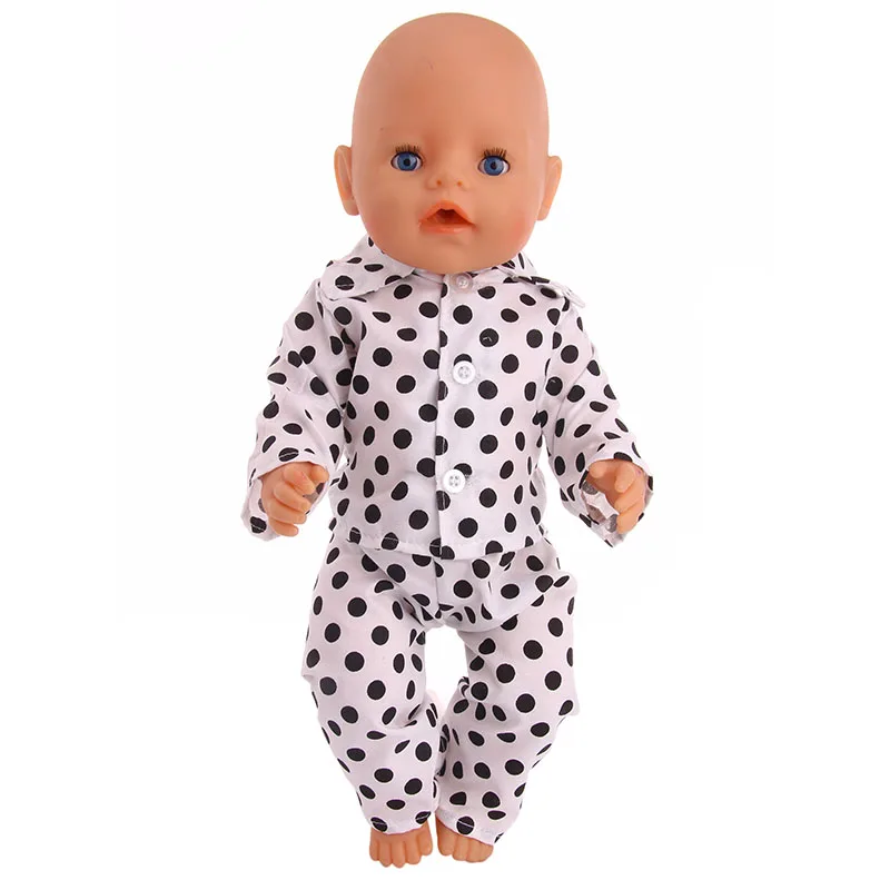 New style high qualityBlack dot pattern pajamas For 43cm New Zaft best gift for children free shipping
New style high qualityBlack dot pattern pajamas For 43cm New Zaft best gift for children free shipping
