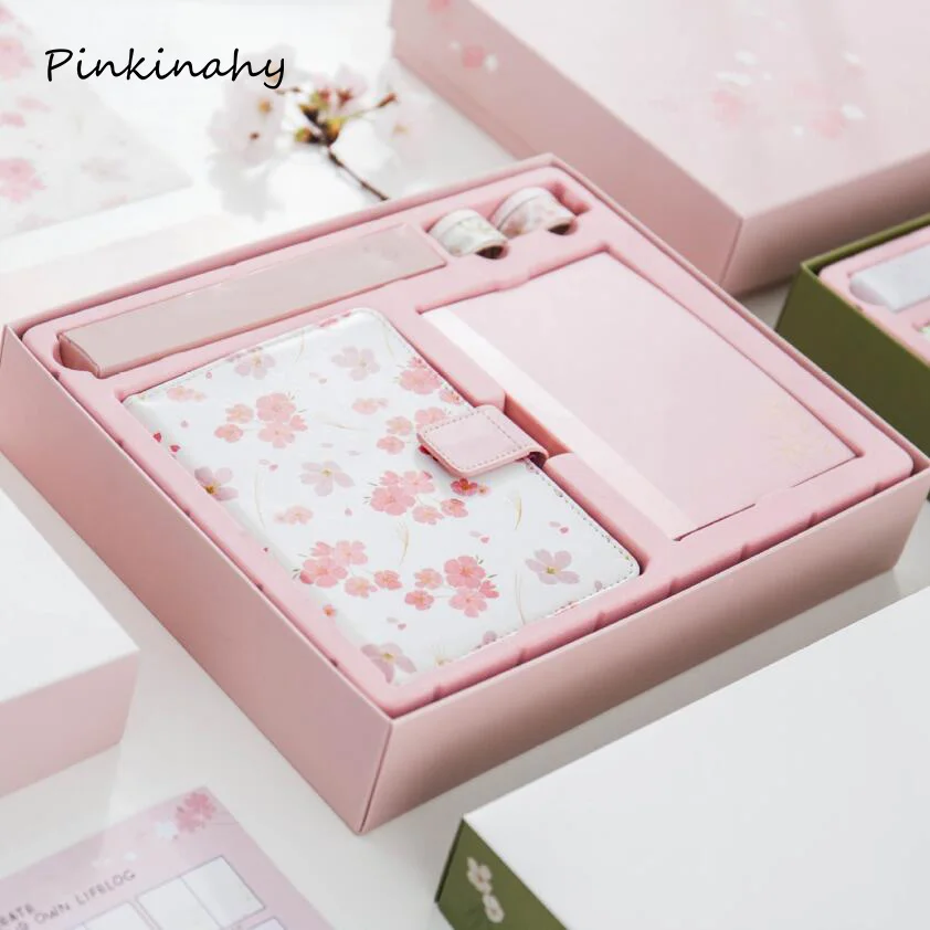 Cherry blossoms Notebook Stationery Set PU Leather Planner Sketchbook Book Travel Notebooks
Cherry blossoms Notebook Stationery Set PU Leather Planner Sketchbook Book Travel Notebooks