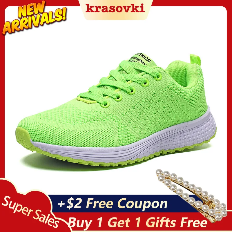 Krasovki Women Sneakers Casual Shoes Platform Lace Up Breathable Summer Spring Autumn Shoes Vulcanized Comfortable Air Cushion
Krasovki Women Sneakers Casual Shoes Platform Lace Up Breathable Summer Spring Autumn Shoes Vulcanized Comfortable Air Cushion
