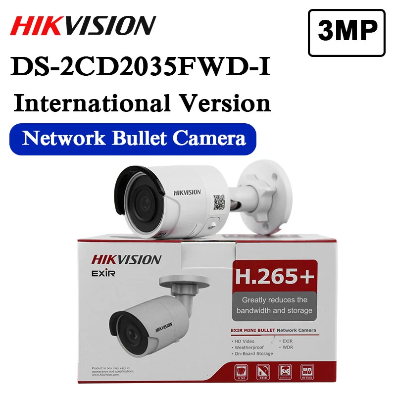 In stock english version Free shipping DS-2CD2035FWD-I replace DS-2CD2035-I 3 MP Ultra-Low Light Network Bullet Camera
In stock english version Free shipping DS-2CD2035FWD-I replace DS-2CD2035-I 3 MP Ultra-Low Light Network Bullet Camera