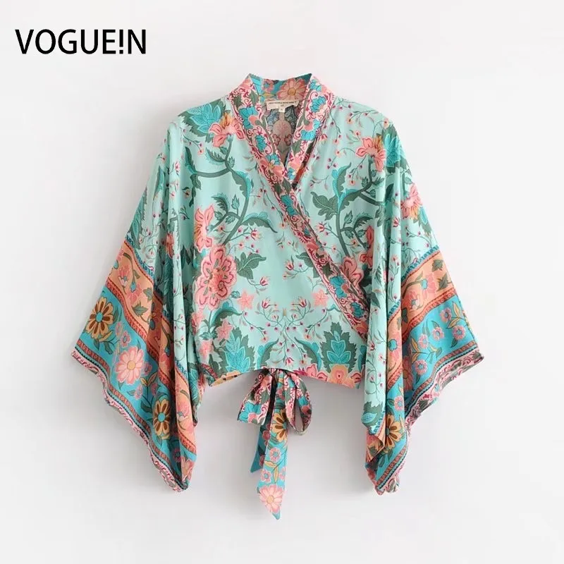 VOGUEIN New Womens Summer Floral Peacock Print Kimono Short Pullover Blouse Tops Wholesale
VOGUEIN New Womens Summer Floral Peacock Print Kimono Short Pullover Blouse Tops Wholesale