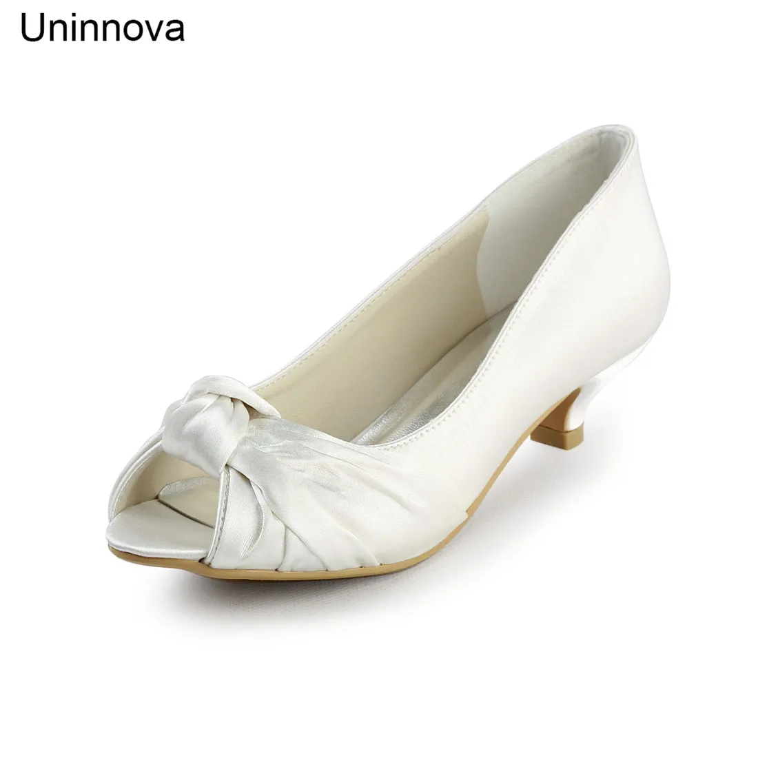 Bridal Bridesmaids Knot Med Wedding Heels Pumps Peep Toe Ivory Whit Champagne for Women Big Days Shoes 100-10 LY
Bridal Bridesmaids Knot Med Wedding Heels Pumps Peep Toe Ivory Whit Champagne for Women Big Days Shoes 100-10 LY