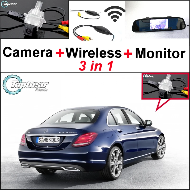 3 in 1 Special WiFi Camera + Wireless Receiver + Mirror Monitor Parking BackUp System For Mercedes Benz C MB W205 2014 2015
3 in 1 Special WiFi Camera + Wireless Receiver + Mirror Monitor Parking BackUp System For Mercedes Benz C MB W205 2014 2015