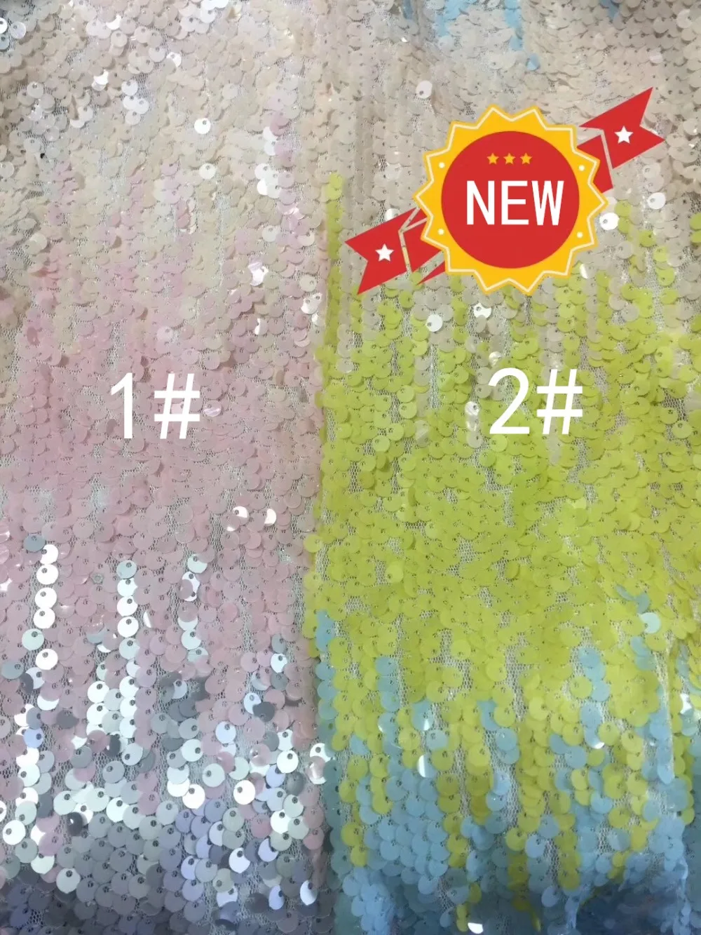 2019 high quality sequence French Nigerian sequins net lace,African tulle mesh lace fabric for dress 5 yards/lot ZH0417
2019 high quality sequence French Nigerian sequins net lace,African tulle mesh lace fabric for dress 5 yards/lot ZH0417