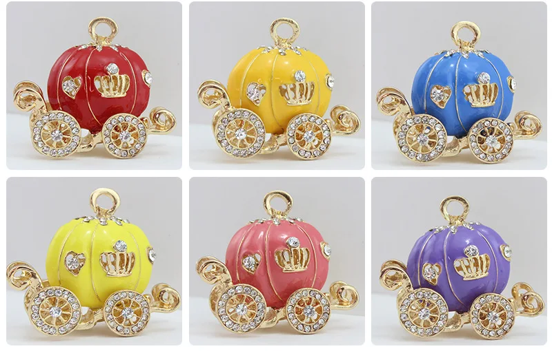 50MM Alloy enamel crystal Cinderella crown Pumpkin carriage pendants charms rhinestone Diy Jewelry Accessories Handmade Material
50MM Alloy enamel crystal Cinderella crown Pumpkin carriage pendants charms rhinestone Diy Jewelry Accessories Handmade Material