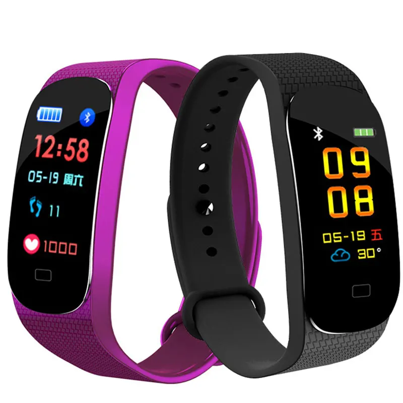 Color Screen Smart Bracelet Heart Rate Blood Pressure Sleep Monitor Wristband Waterproof Pedometer Fitness For Android IOS Phone
Color Screen Smart Bracelet Heart Rate Blood Pressure Sleep Monitor Wristband Waterproof Pedometer Fitness For Android IOS Phone