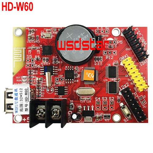 HD-W60 1*HUB08 2*HUB12 1024*32 USB+WIFI LED display control card Single & Dual Color LED control system HD W60
HD-W60 1*HUB08 2*HUB12 1024*32 USB+WIFI LED display control card Single & Dual Color LED control system HD W60