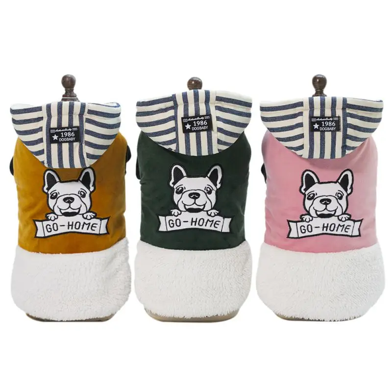 2019 PeDog Warm Cloth Jackets with String Caps Cute Dogs Pattern Coats for Puppy Autumn Winter Coats PeDog Winter Supplies
2019 PeDog Warm Cloth Jackets with String Caps Cute Dogs Pattern Coats for Puppy Autumn Winter Coats PeDog Winter Supplies