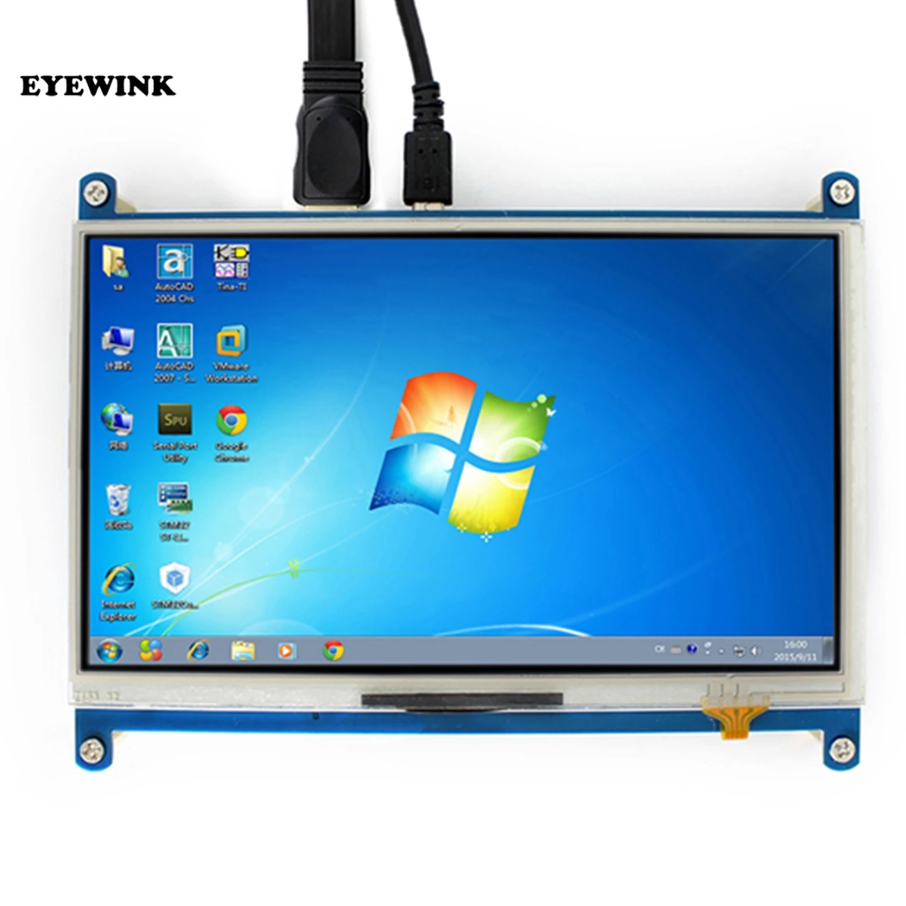 7 inch for Raspberry pi touch screen 1024*600 7 inch resistance Touch Screen LCD, HDMI interfac supports various systems
7 inch for Raspberry pi touch screen 1024*600 7 inch resistance Touch Screen LCD, HDMI interfac supports various systems