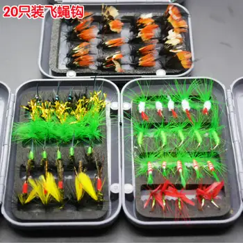 20pcs 5 types Assortment Trout Fishing Flies Lure Bait Hook for sale UK Wet Dry Nymph Buzzers Saltwater Freshwater weihefishing
20pcs 5 types Assortment Trout Fishing Flies Lure Bait Hook for sale UK Wet Dry Nymph Buzzers Saltwater Freshwater weihefishing