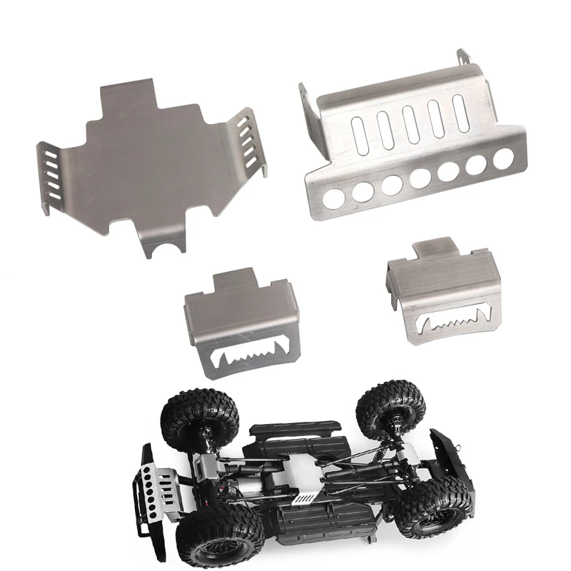 TRX4 1.5mm Thick Stainless Steel Chassis Armor Axle Front Bumper Gearbox Base Protection Plate for 1/10 RC Crawler Traxxas TRX-4
TRX4 1.5mm Thick Stainless Steel Chassis Armor Axle Front Bumper Gearbox Base Protection Plate for 1/10 RC Crawler Traxxas TRX-4