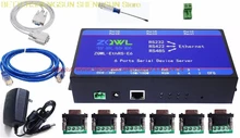 Seis serial servidor RS232/RS485/RS422 rede de transferência/Modbus TCP para RTU(China)