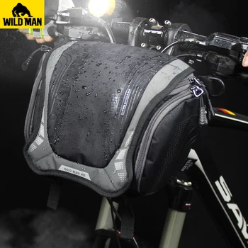 WILD MAN Waterproof Capacity Bicycle Bag Front Tube Frame Bag Bike Handlebar Basket MTB Pannier Cycling Camera Shoulder Bag
WILD MAN Waterproof Capacity Bicycle Bag Front Tube Frame Bag Bike Handlebar Basket MTB Pannier Cycling Camera Shoulder Bag