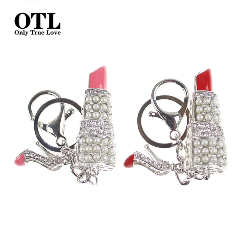 Sexy Lipstick Keychain Rhinestone Crystal Keyring Charm Fashion Creative Beautiful Jewelry For Woman Gift Chaveiro Carro
Sexy Lipstick Keychain Rhinestone Crystal Keyring Charm Fashion Creative Beautiful Jewelry For Woman Gift Chaveiro Carro