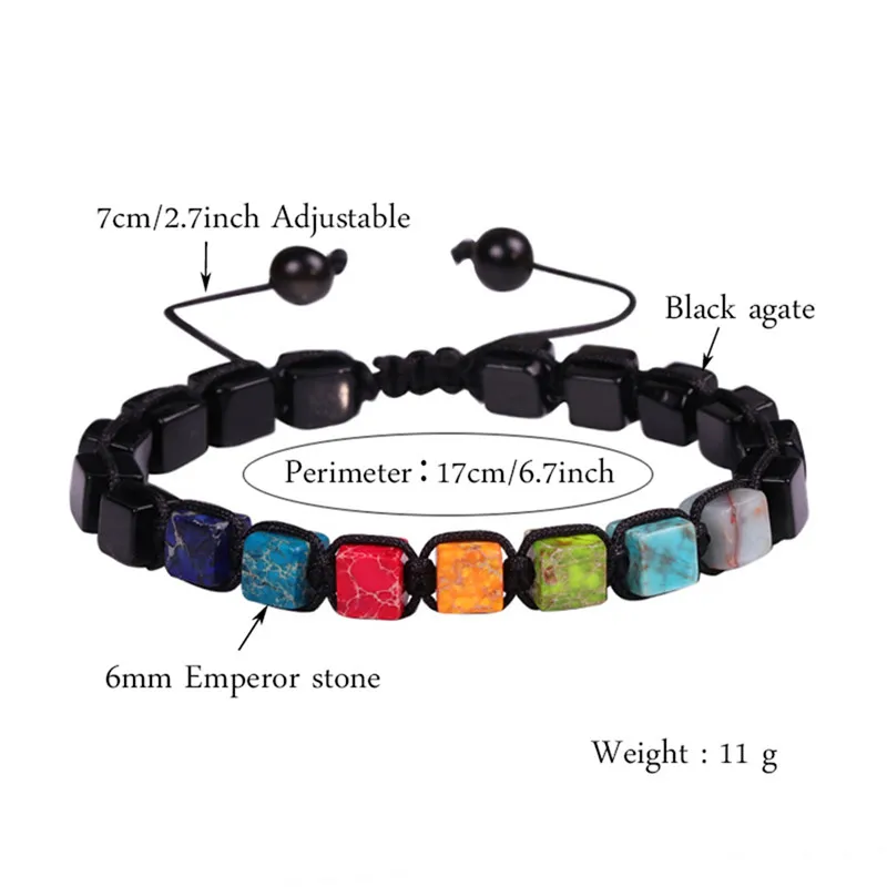 7 Chakra Energy Healing Bracelet Handmade Emperor Stone Beaded Reiki Charm Bracelets Balancing Healthy Jewelry for Women Men
7 Chakra Energy Healing Bracelet Handmade Emperor Stone Beaded Reiki Charm Bracelets Balancing Healthy Jewelry for Women Men
