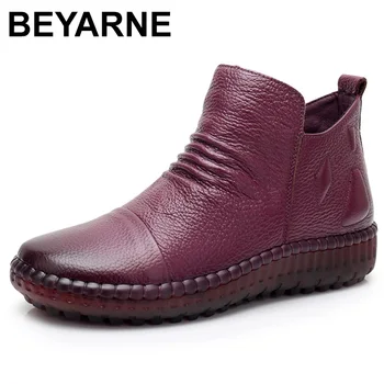 BEYARNEFashion Autumn Shoe Flat Boots Genuine Leather Ankle Shoes Vintage Casual Shoes Brand Design Retro Handmade WomenBootE285
BEYARNEFashion Autumn Shoe Flat Boots Genuine Leather Ankle Shoes Vintage Casual Shoes Brand Design Retro Handmade WomenBootE285