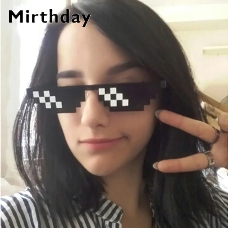 Deal With It Glasses 8 bits MLG Mosaic Pixel Sunglasses Men Women Dealwithit Thug Life Popular Around World Eyewear Lunette
Deal With It Glasses 8 bits MLG Mosaic Pixel Sunglasses Men Women Dealwithit Thug Life Popular Around World Eyewear Lunette