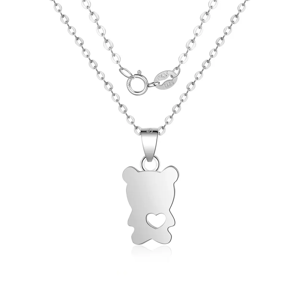 Charm Fashion Europe And America S925 Silver Necklace Love Bear Animal Pendant Necklace Women&Men Jewelry Wholesale
Charm Fashion Europe And America S925 Silver Necklace Love Bear Animal Pendant Necklace Women&Men Jewelry Wholesale
