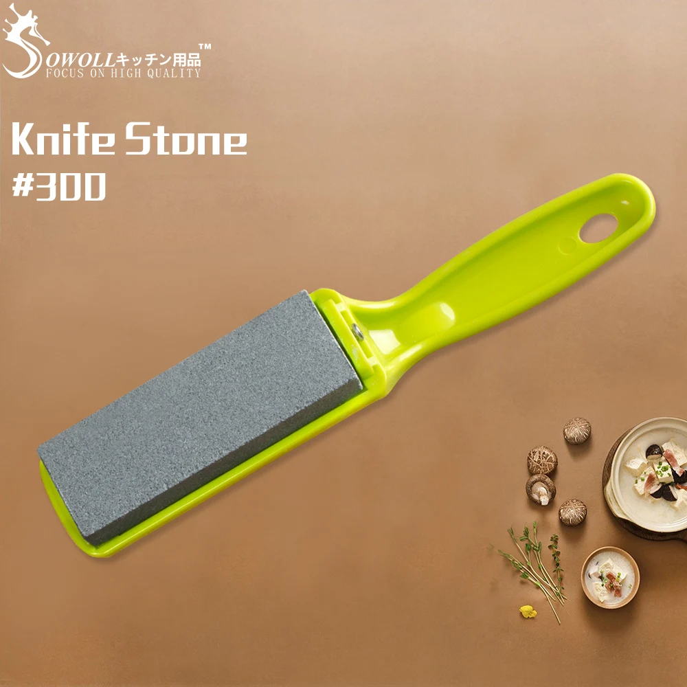 SOWOLL Brand Kitchen Knife Sharpener 300 Grit Coarse Grinding Sharpening System Top Grade Corundum Whetstone Sharpener Hot Sale
SOWOLL Brand Kitchen Knife Sharpener 300 Grit Coarse Grinding Sharpening System Top Grade Corundum Whetstone Sharpener Hot Sale