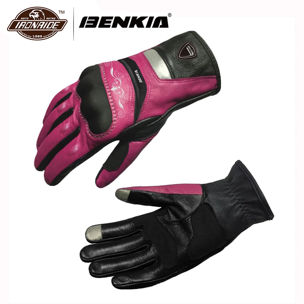 BENKIA Touch Screen Motorbike Motocross Gloves Leather Racing Gloves Women`s Motorcycle Racing Gloves Full Finger Guantes Moto
BENKIA Touch Screen Motorbike Motocross Gloves Leather Racing Gloves Women`s Motorcycle Racing Gloves Full Finger Guantes Moto