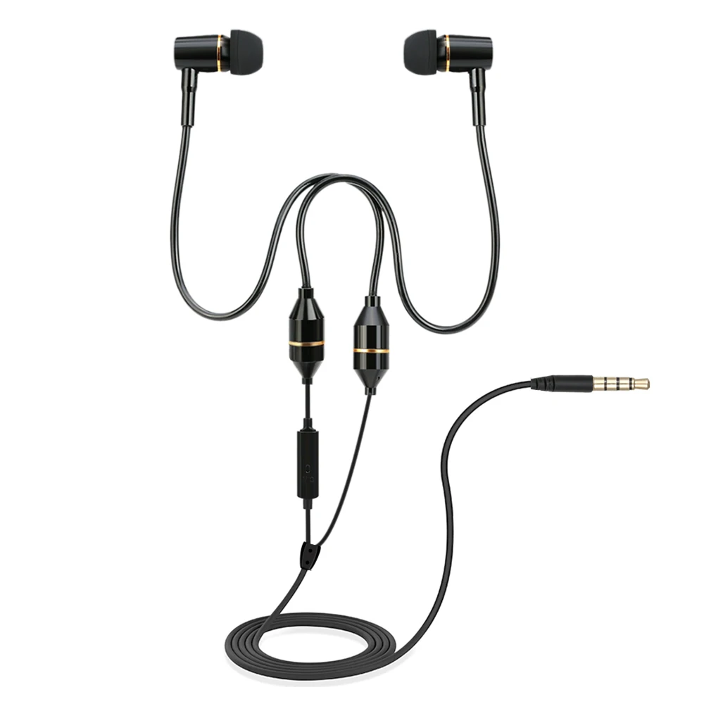 FC12 3.5mm Anti-radiation In-ear Earphone Radiation Free Noise Reduction Line Control with Mic
FC12 3.5mm Anti-radiation In-ear Earphone Radiation Free Noise Reduction Line Control with Mic
