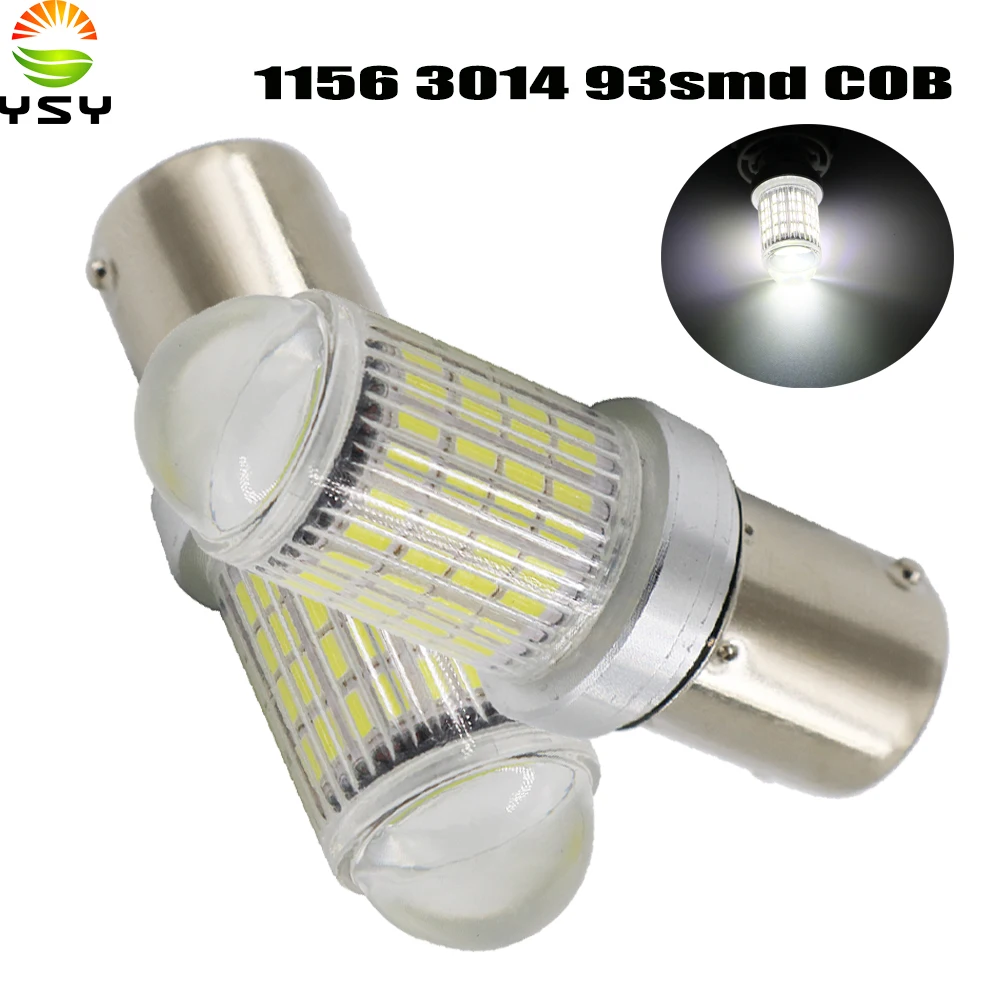 YSY 10PCS Super brights P21W 1156 BA15S 93 SMD 3014 LED car Auto Tail Side Indicator Lamp Brake parking Lights Bulb DC12V White
YSY 10PCS Super brights P21W 1156 BA15S 93 SMD 3014 LED car Auto Tail Side Indicator Lamp Brake parking Lights Bulb DC12V White