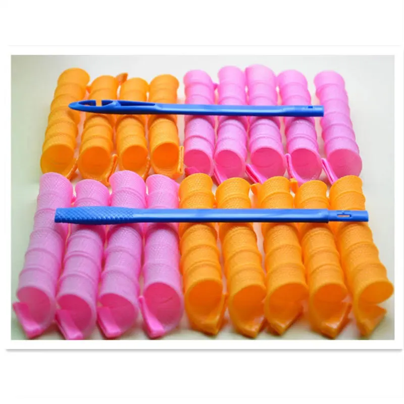Magic hair curler hair roller spiral curls roller Plastic Long Diameter 2.5cm Magic Hair Curler Magic Hair Roller 18pcs/set
Magic hair curler hair roller spiral curls roller Plastic Long Diameter 2.5cm Magic Hair Curler Magic Hair Roller 18pcs/set