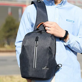 Hot Selling Men Chest Bag Casual Polyester Zipper Bag Large Capacity Crossbody Single Shoulder Bags -B5
Hot Selling Men Chest Bag Casual Polyester Zipper Bag Large Capacity Crossbody Single Shoulder Bags -B5