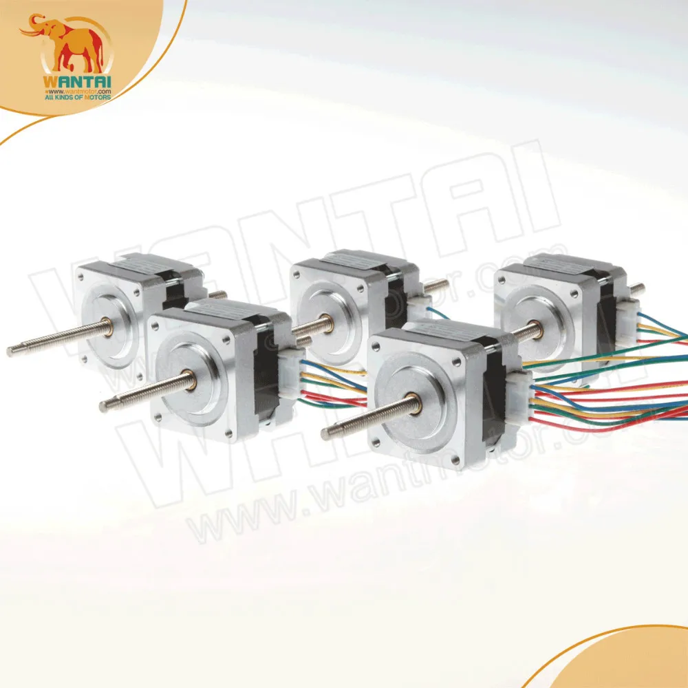(HIgh Quality )5PCS wantai Nema 16 Stepper Linear Motor of 100mm Stoke Length 39BYGL215A,12VDC,0.4A
(HIgh Quality )5PCS wantai Nema 16 Stepper Linear Motor of 100mm Stoke Length 39BYGL215A,12VDC,0.4A
