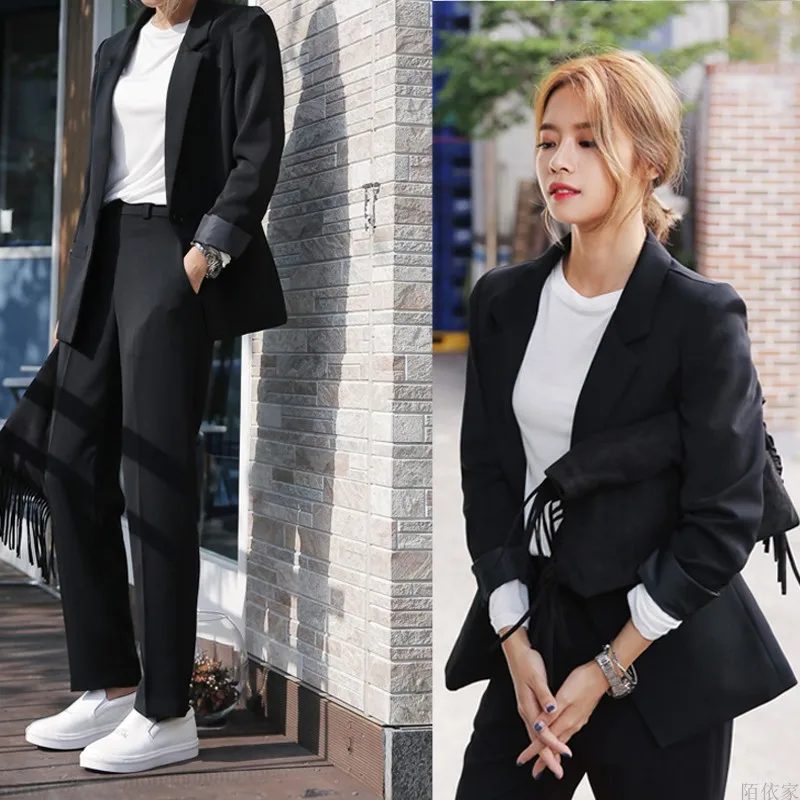 Suit female 2019 spring and autumn new professional casual small suit jacket pants two-piece temperament fashion women's clothes
Suit female 2019 spring and autumn new professional casual small suit jacket pants two-piece temperament fashion women's clothes