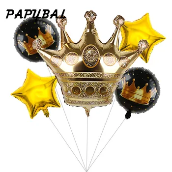 5pcs Gold Crown Foil Balloon Adult 30 Years Old Happy Birthday Party Helium Balloons Wedding Celebration Party Decoration Ballon
5pcs Gold Crown Foil Balloon Adult 30 Years Old Happy Birthday Party Helium Balloons Wedding Celebration Party Decoration Ballon